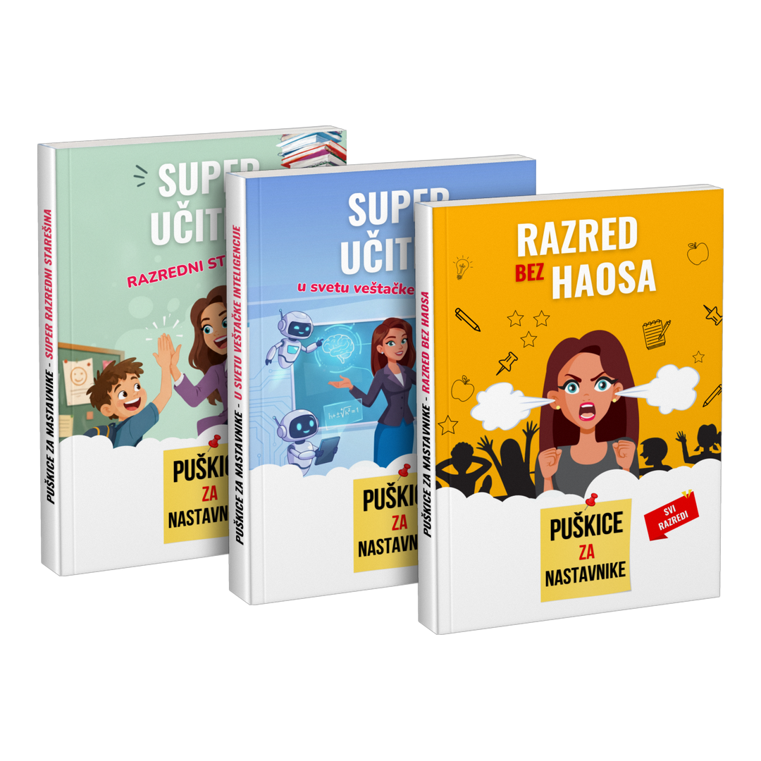 Paket: „Super učitelj razredni starešina” + „Super učitelj u svetu veštačke inteligencije” + „Razred bez haosa”