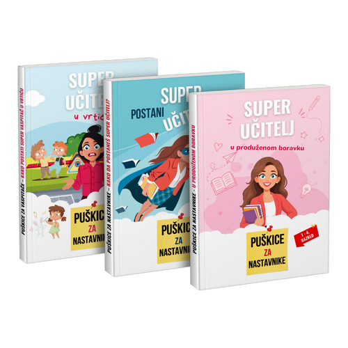 Paket: „Super učitelj u vrtiću” + „Postani super učitelj” + „Super učitelj u produženom boravku”