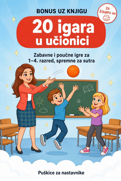 20 igara u učionici — korica