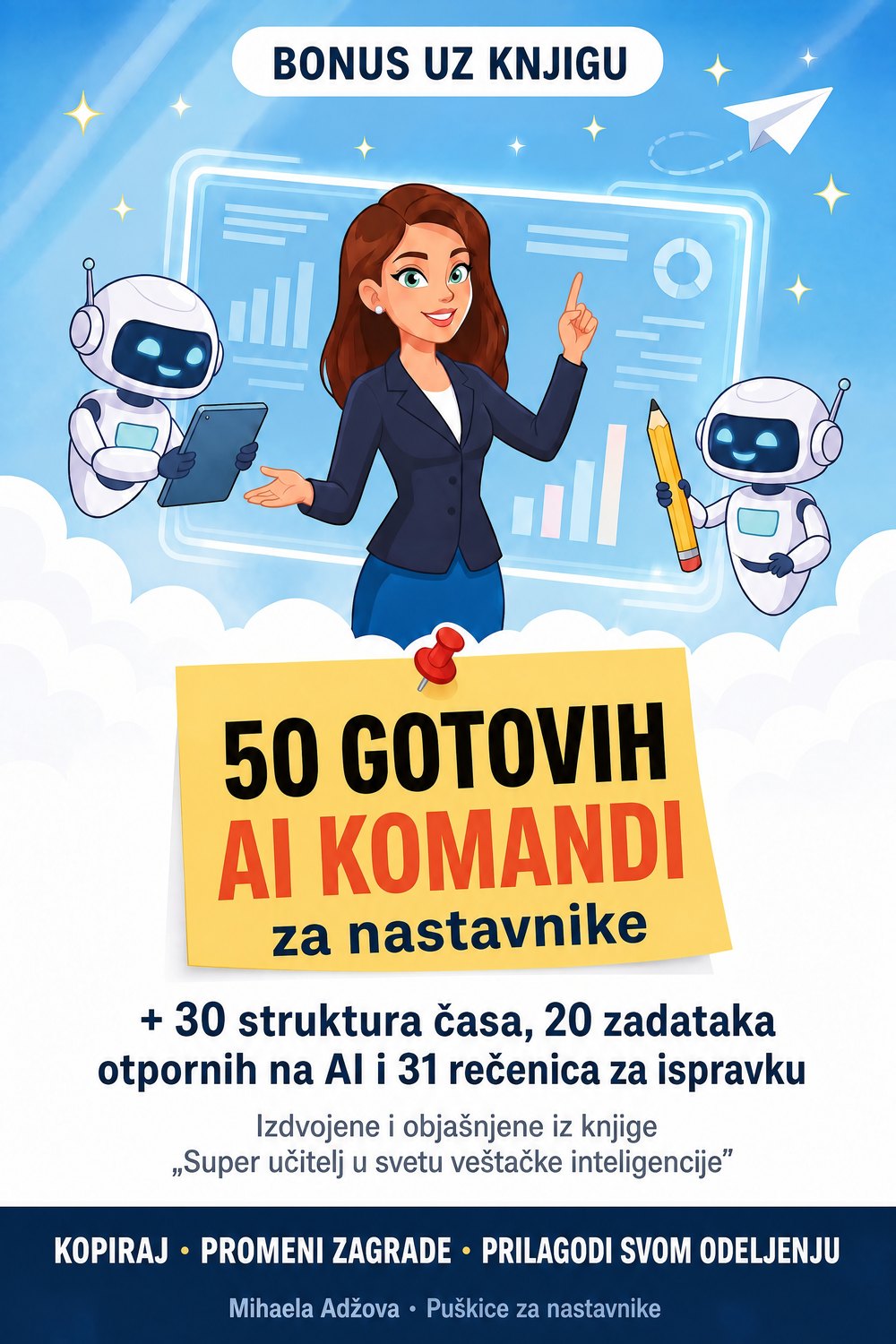 50 gotovih AI komandi za nastavnike — strana 1
