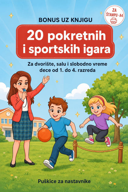 20 pokretnih i sportskih igara — korica